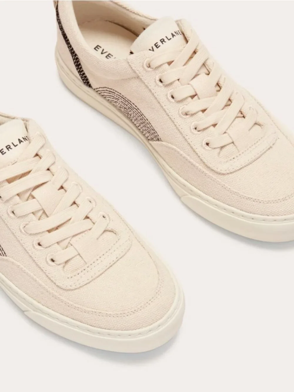 Men's Casual Canvas Sneakers in Beige - Unknown Brand
